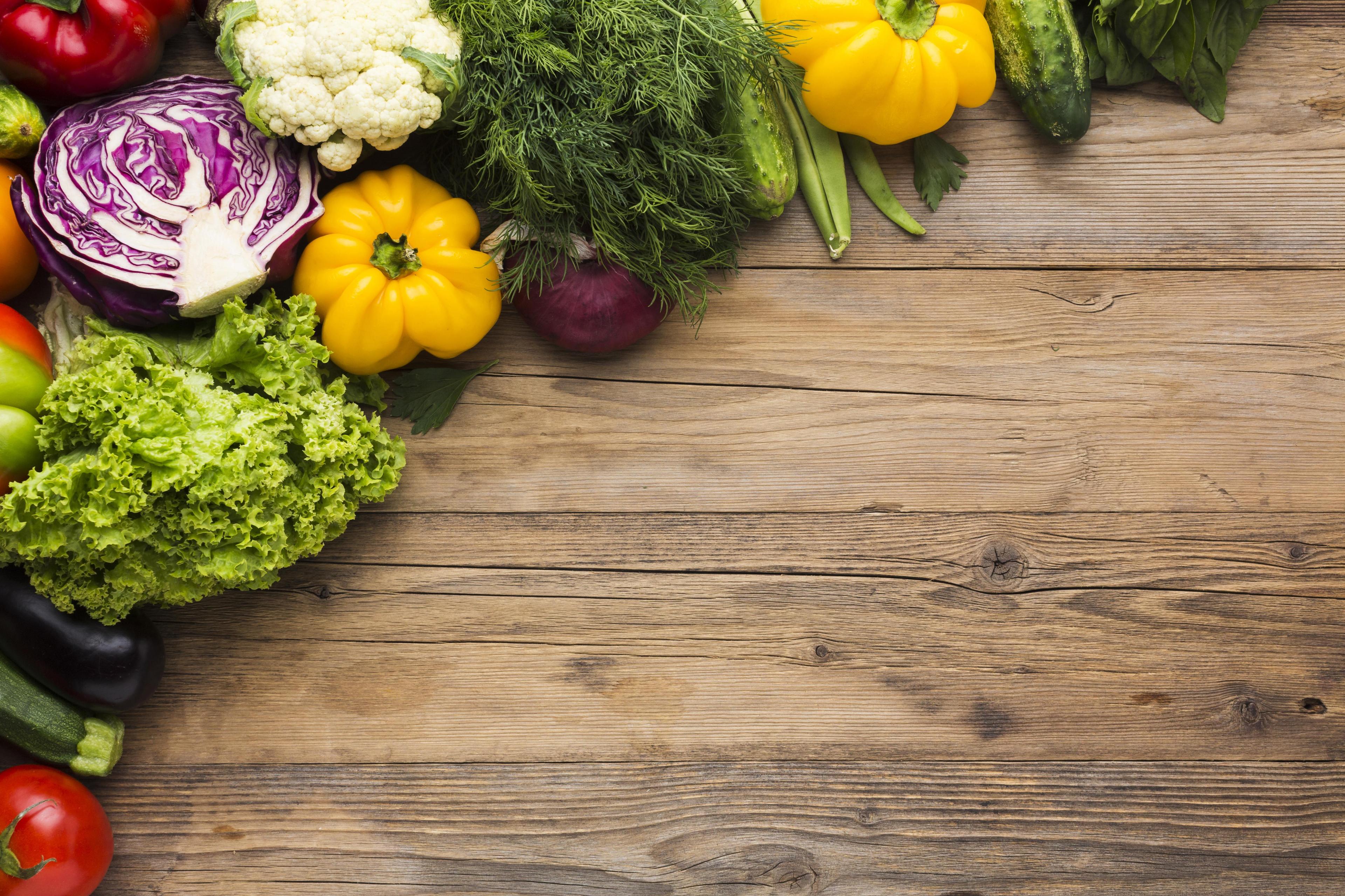Fresh food background